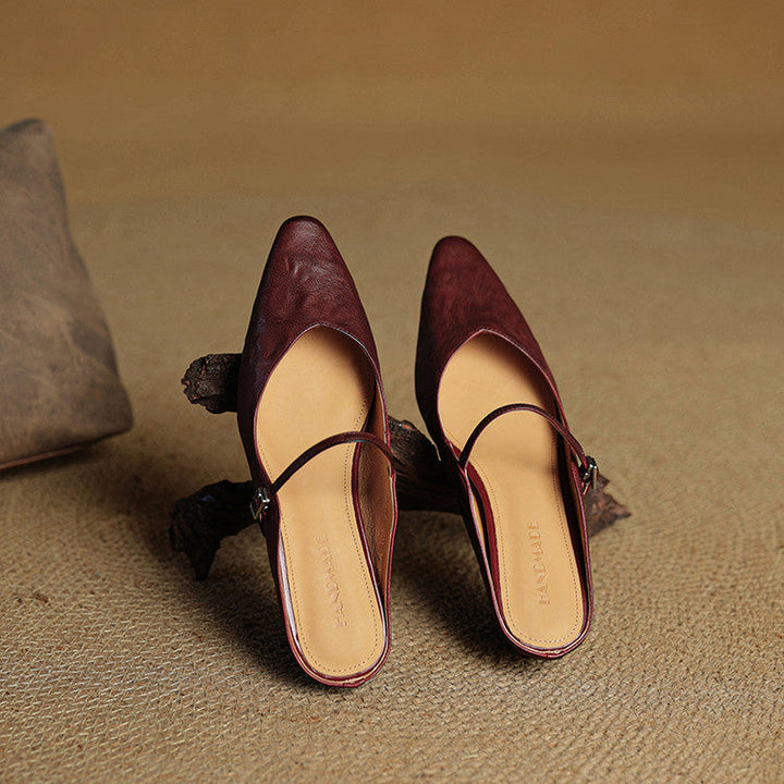 Thea Genuine Leather Mules, Lily & Sam, image 12