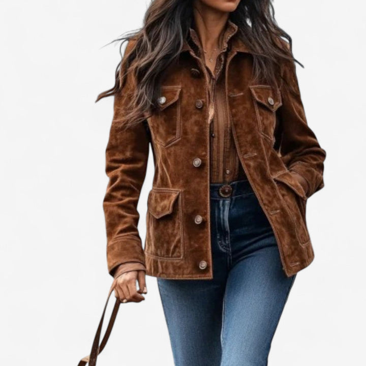 Refined Button Front Jacket, Lily & Sam, image 2