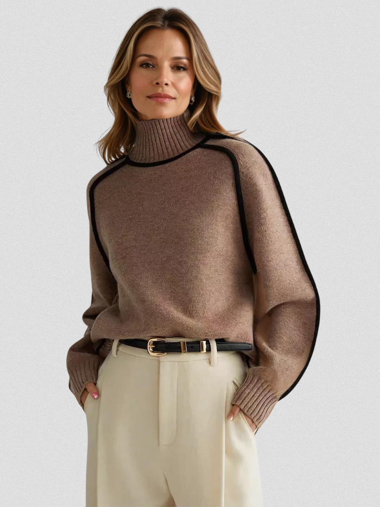 Eloise Contrast Sweater, Lily & Sam, image 9