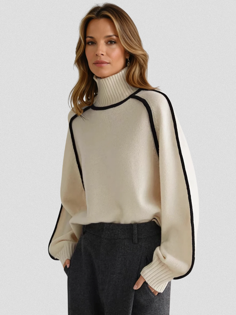 Eloise Contrast Sweater, Lily & Sam, image 5