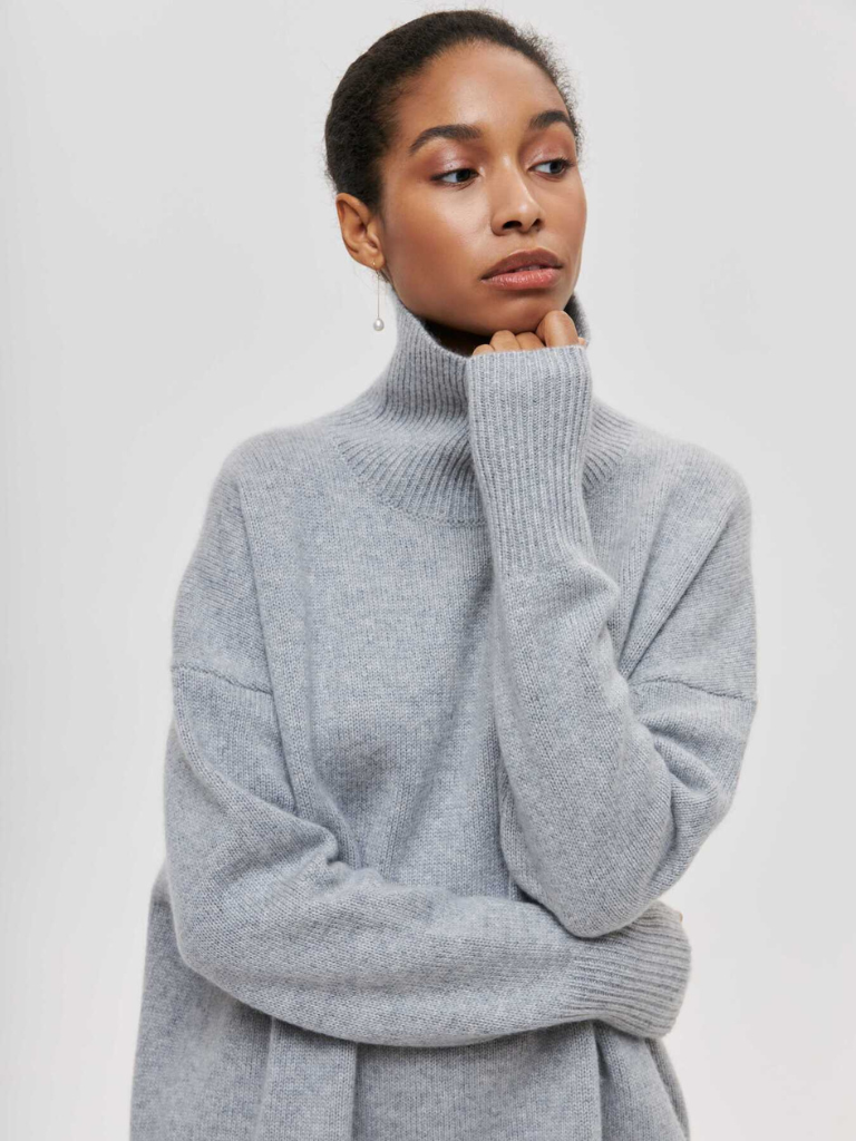 Elena High Collar Knit Sweater, Lily & Sam, image 11