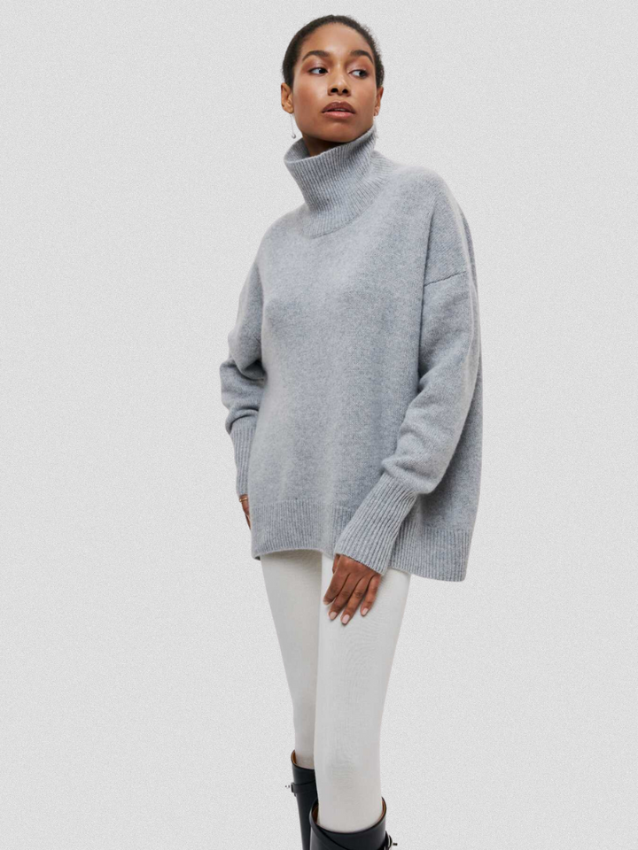 Elena High Collar Knit Sweater, Lily & Sam, image 14