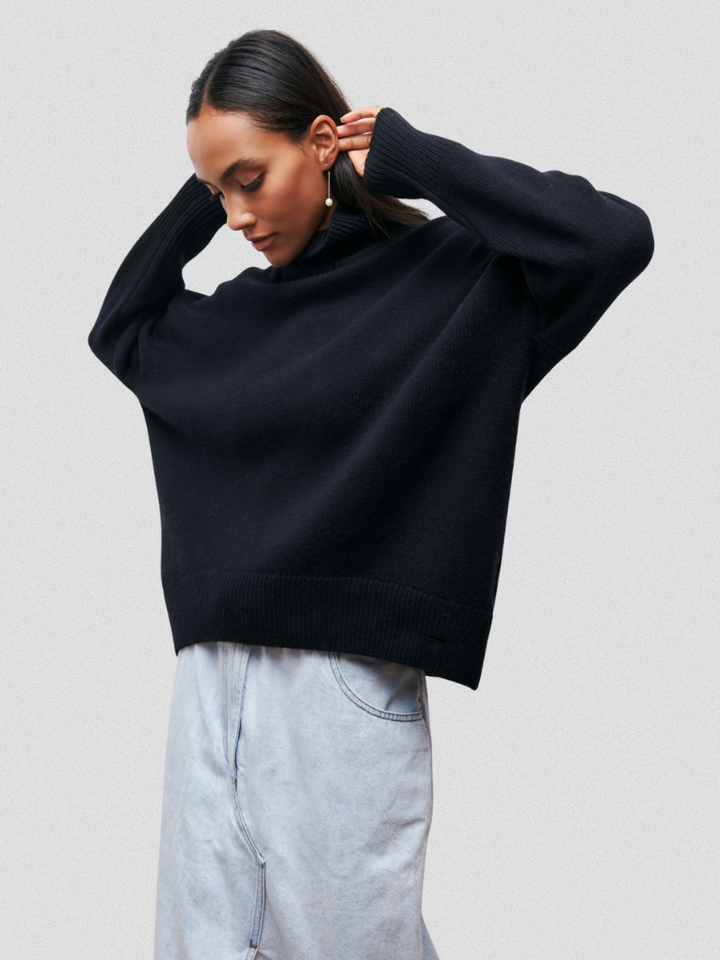 Elena High Collar Knit Sweater, Lily & Sam, image 10