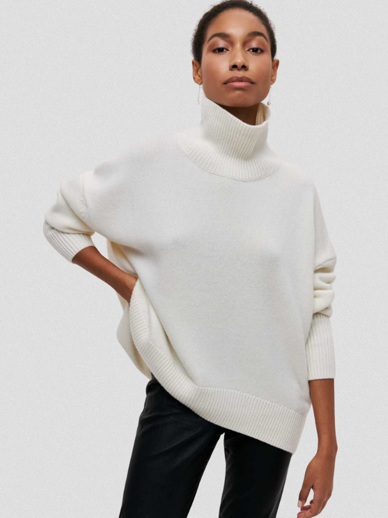 Elena High Collar Knit Sweater, Lily & Sam, image 7