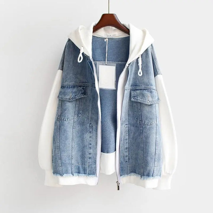 Denim Hoodie Jacket, Lily & Sam, image 8