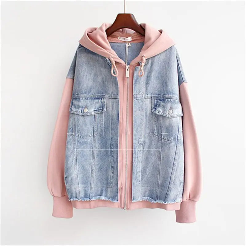 Denim Hoodie Jacket, Lily & Sam, image 3