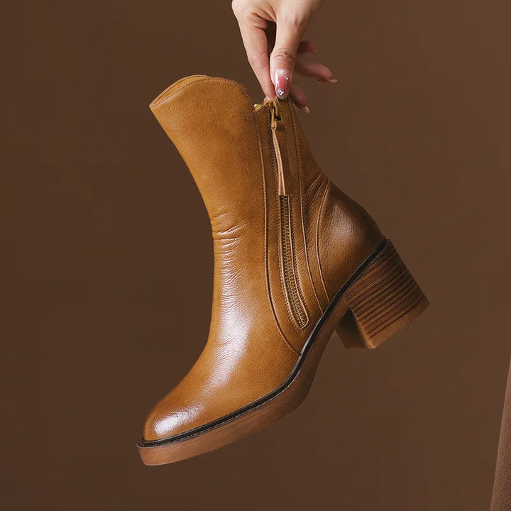 Aria Leather Ankle Boots, Lily & Sam, image 1
