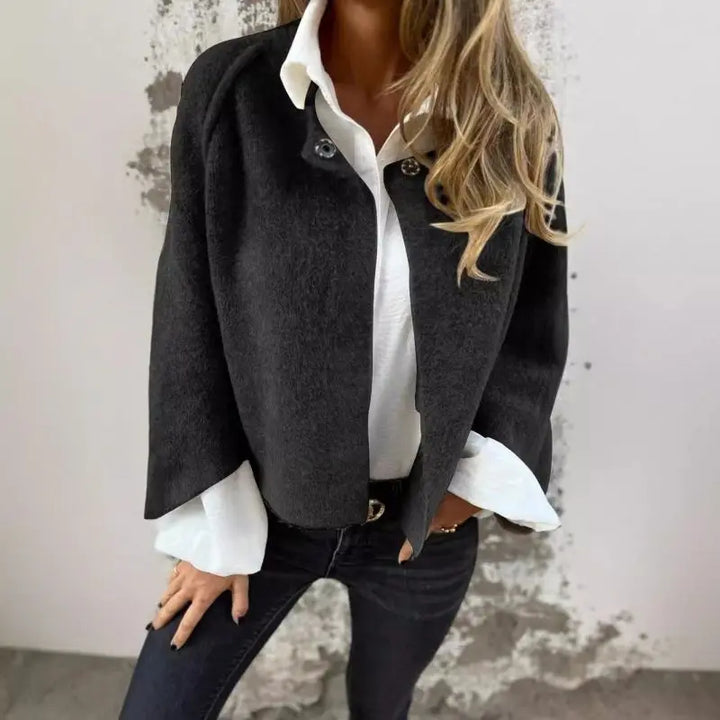 Long Sleeve Round Neck Wool Cardigan, Lily & Sam, image 4
