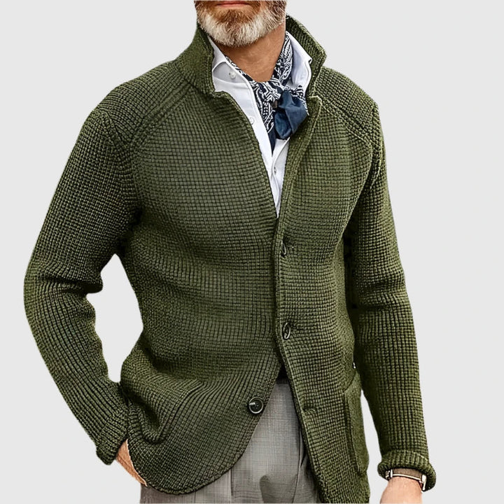 Men's Cardigan Military Retro Style, Lily & Sam, image 6
