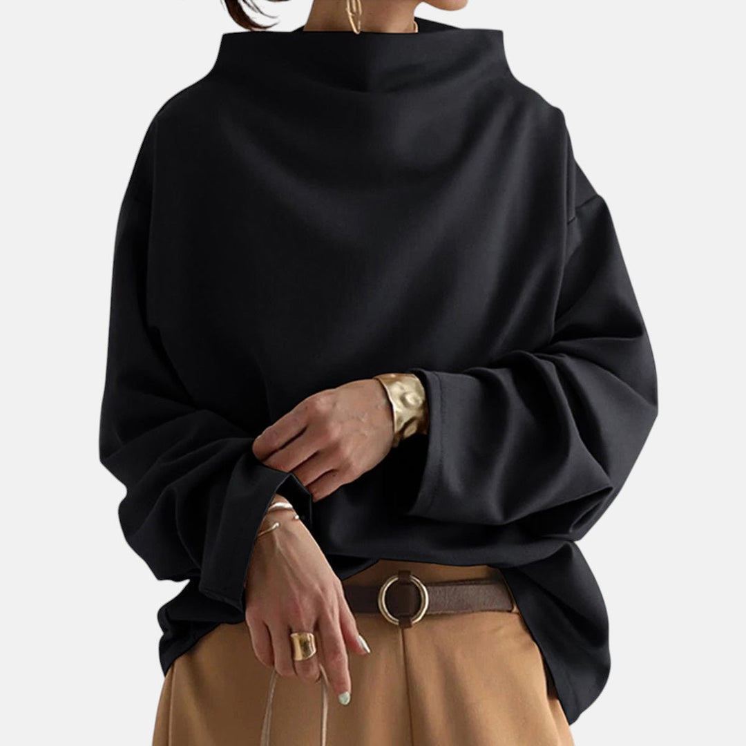 Chic High Neck Sweater, Lily & Sam, image 1