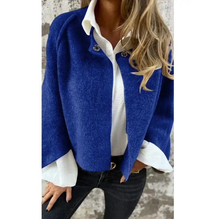 Long Sleeve Round Neck Wool Cardigan, Lily & Sam, image 7