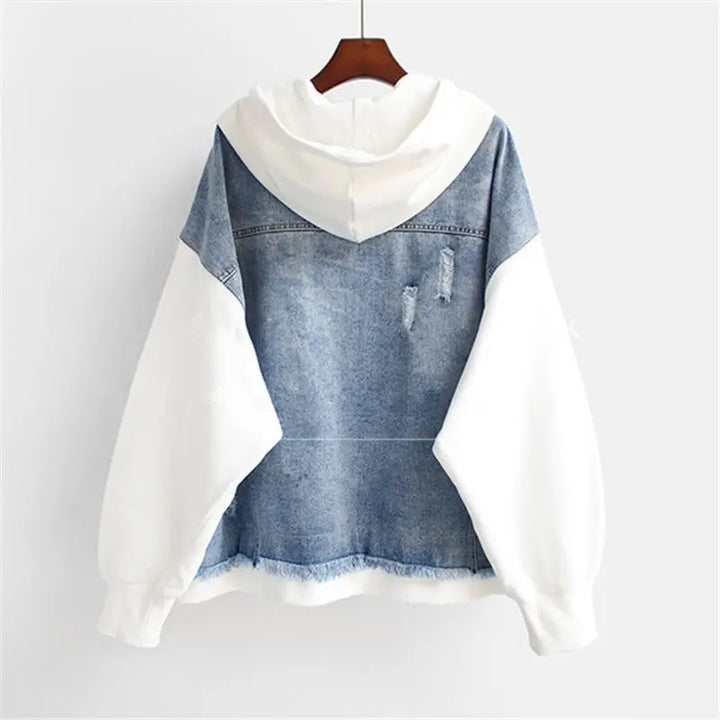 Denim Hoodie Jacket, Lily & Sam, image 5