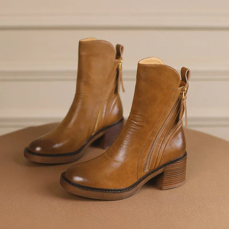 Aria Leather Ankle Boots, Lily & Sam, image 4