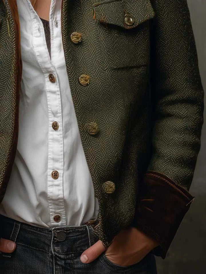 Women's Military Jacket with Stand Collar, Lily & Sam, image 5