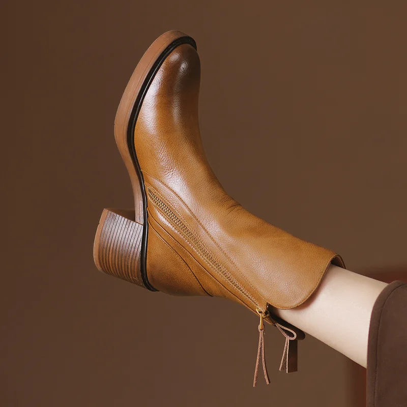 Aria Leather Ankle Boots, Lily & Sam, image 2
