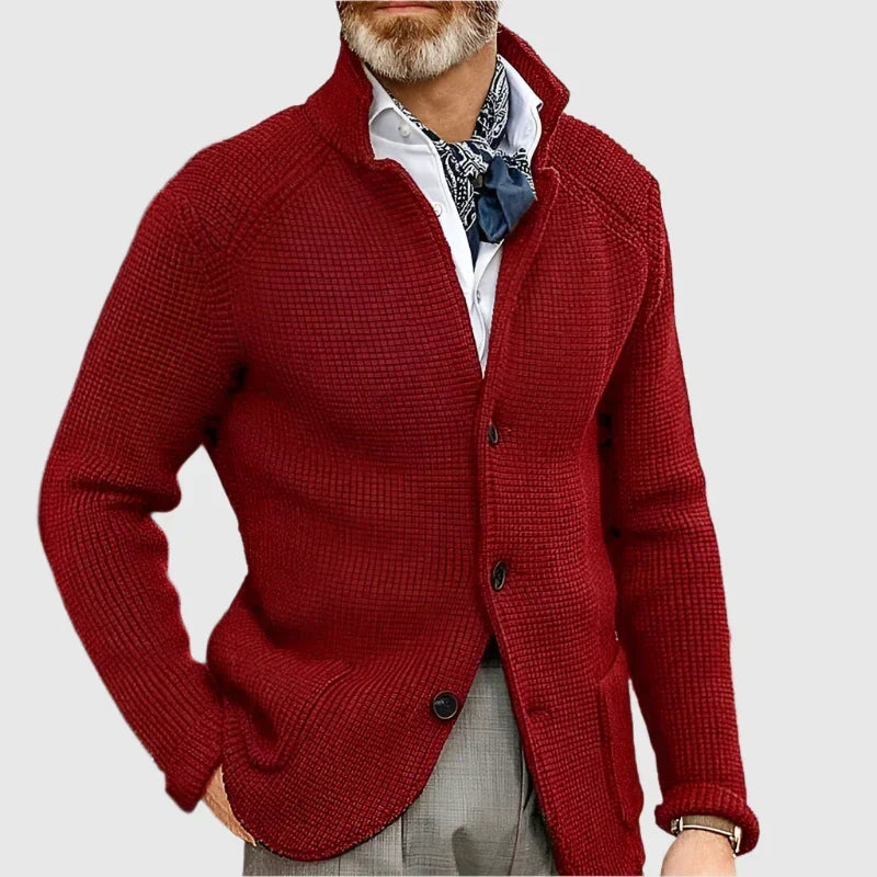 Men's Cardigan Military Retro Style, Lily & Sam, image 8