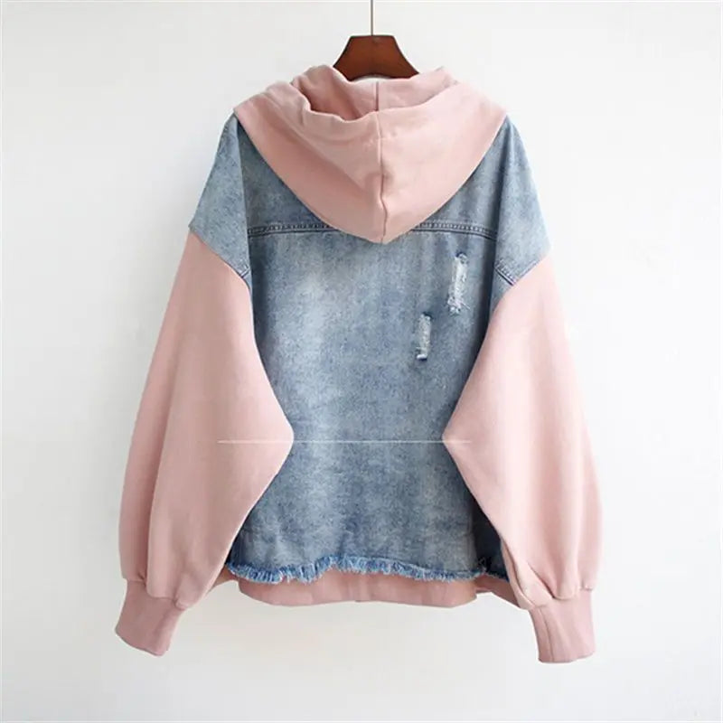 Denim Hoodie Jacket, Lily & Sam, image 2