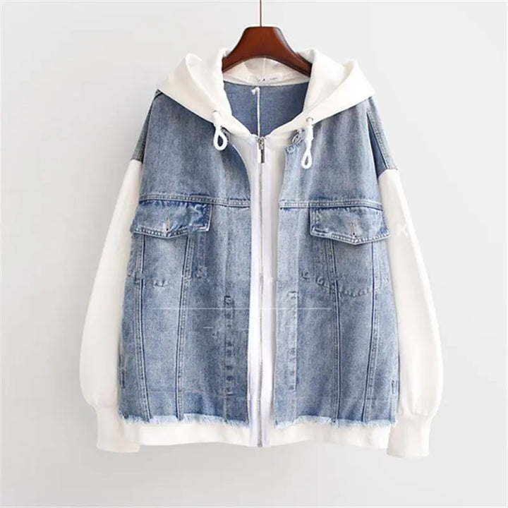 Denim Hoodie Jacket, Lily & Sam, image 6
