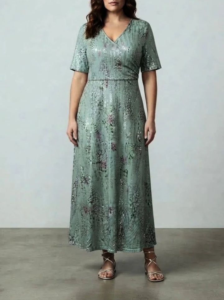 Midi Dress with Flattering Tummy Coverage, Lily & Sam, image 1