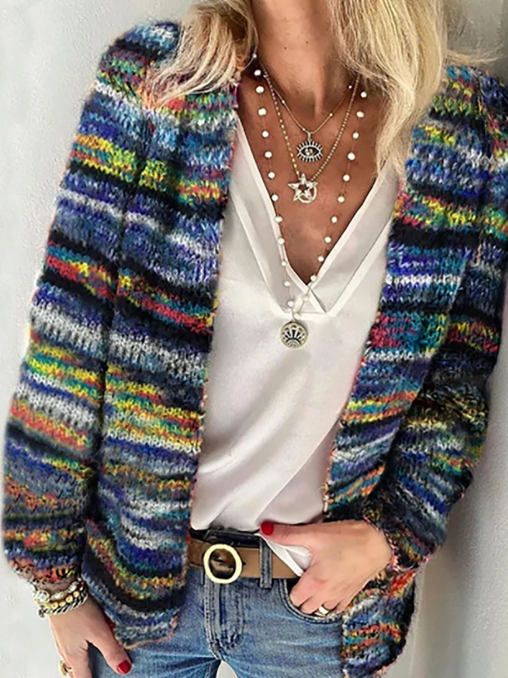 Isa Vibrant Layers Cardigan, Lily & Sam, image 3