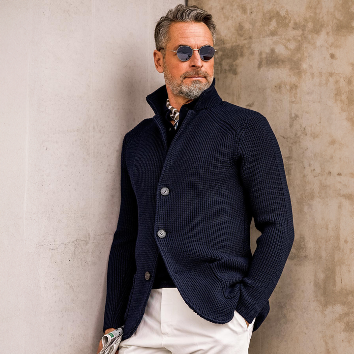 Men's Cardigan Military Retro Style, Lily & Sam, image 18