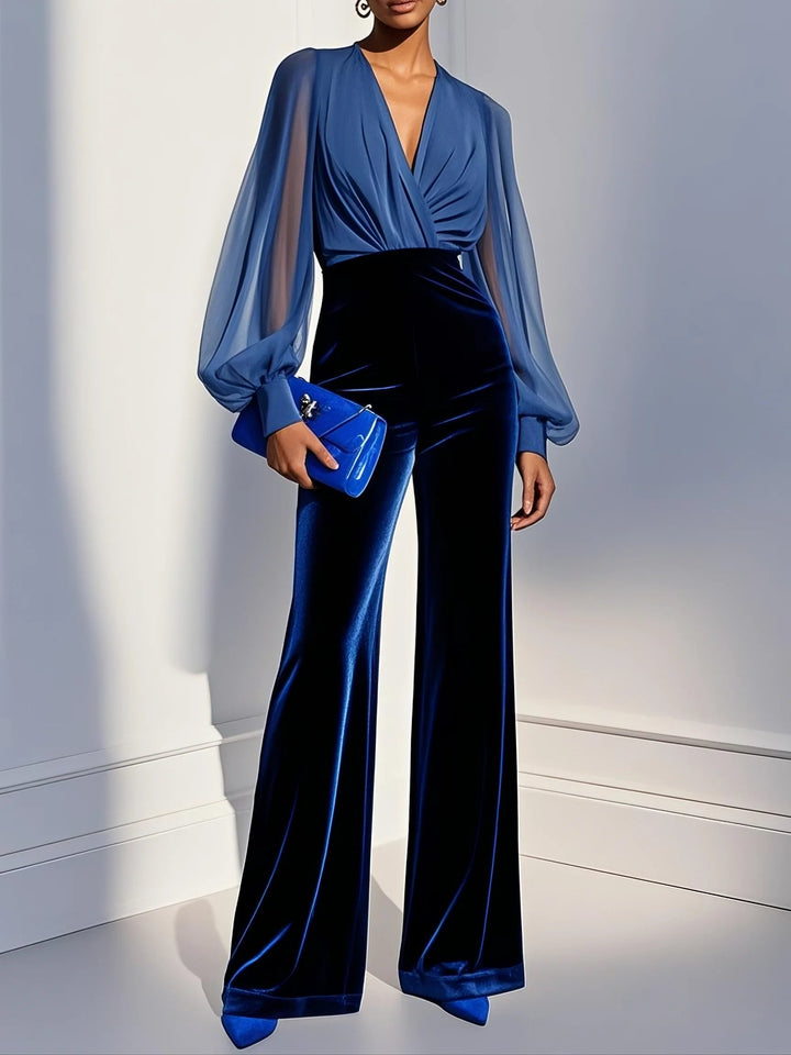 Celeste Velvet Jumpsuit, Lily & Sam, image 1
