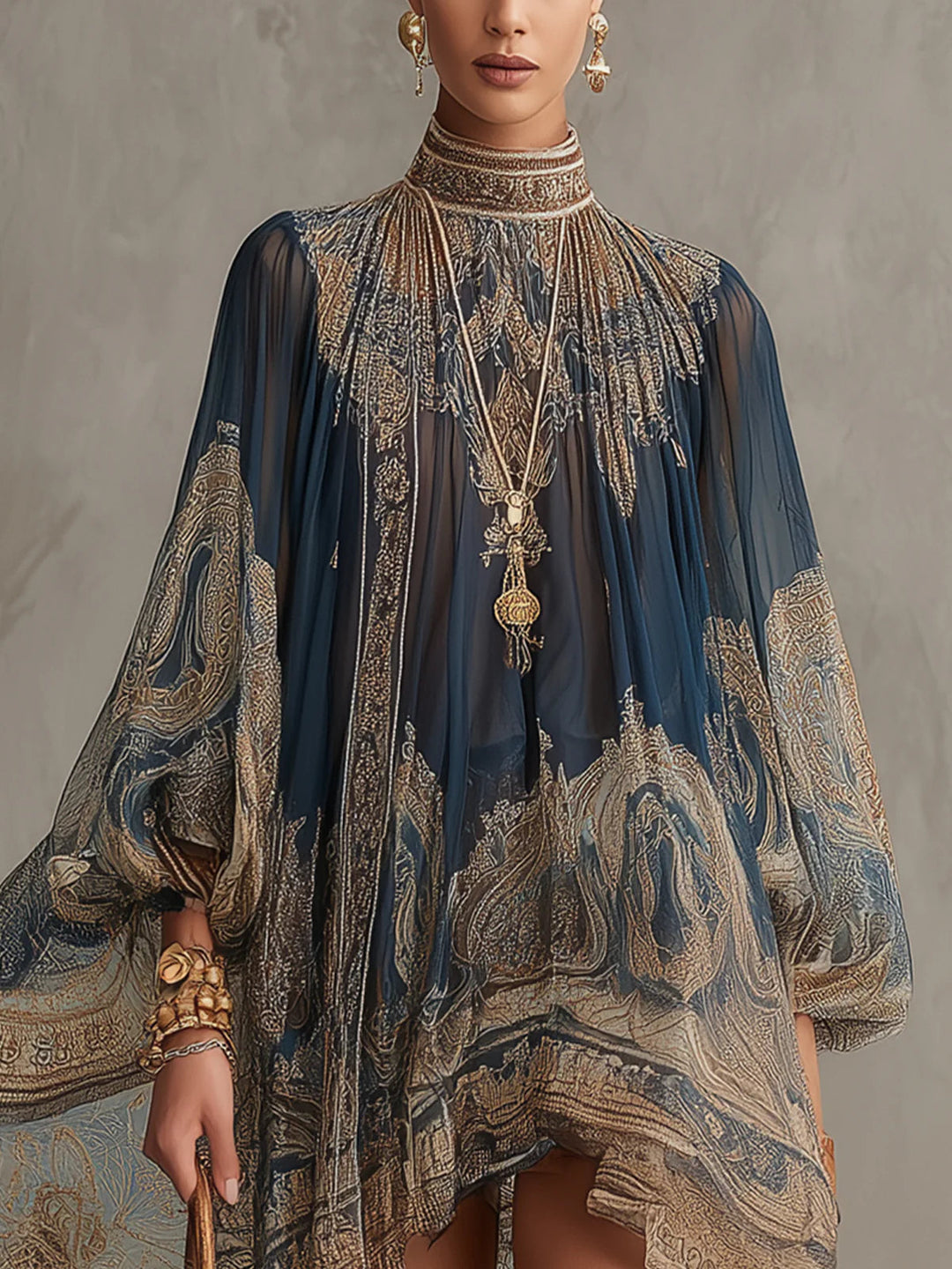 Airy Asymmetric Dress, Lily & Sam, image 4