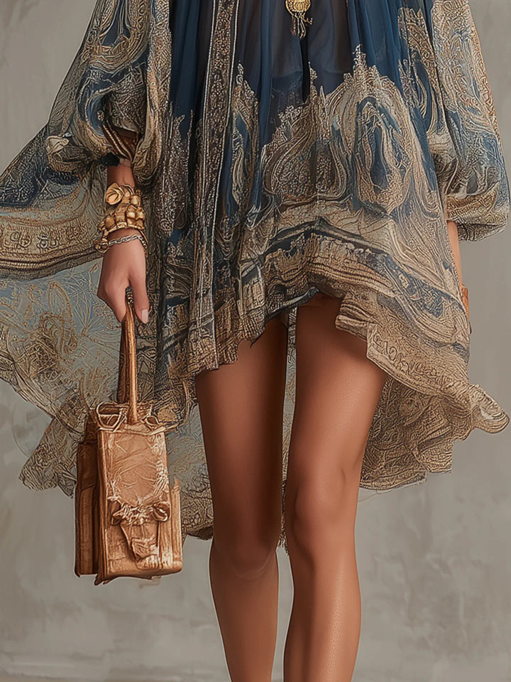 Airy Asymmetric Dress, Lily & Sam, image 5