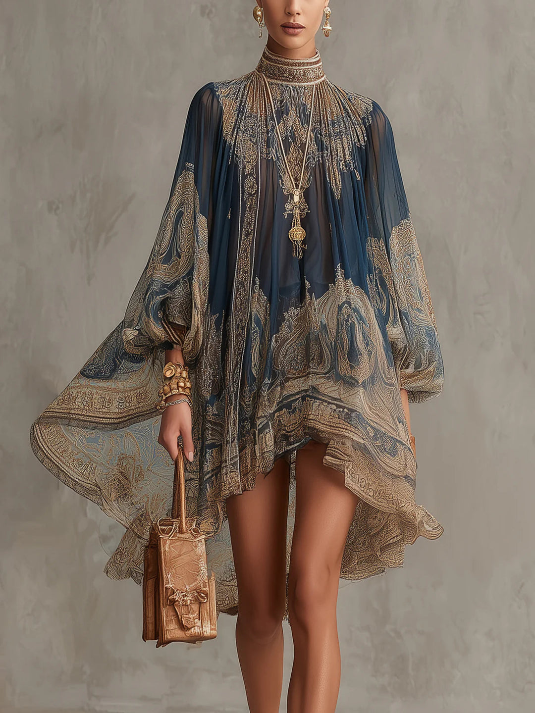 Airy Asymmetric Dress, Lily & Sam, image 1