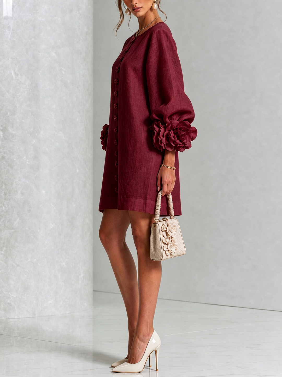 Sculptural Mini Dress, Lily & Sam, image 36