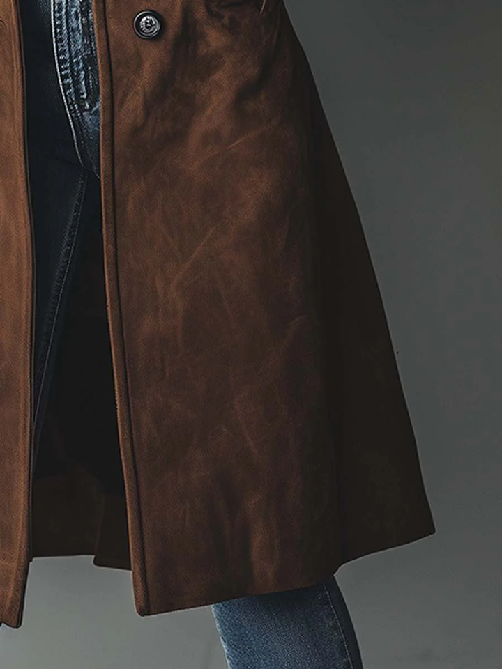 Vintage Suede Trench Coat, Lily & Sam, image 4