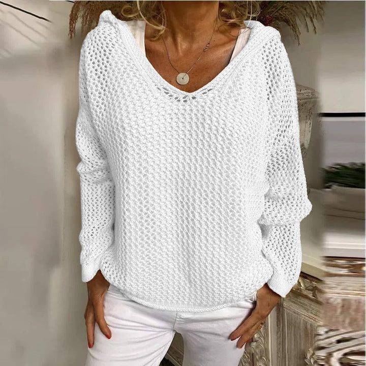 Loose Fit Open Knit Sweater, Lily & Sam, image 5