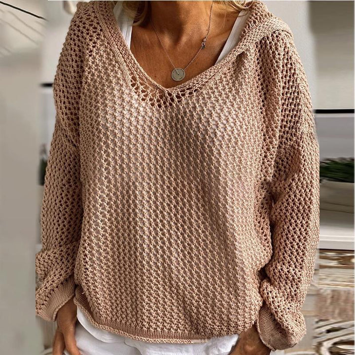 Loose Fit Open Knit Sweater, Lily & Sam, image 13