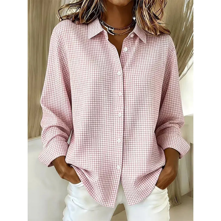 Classic Gingham Button Blouse, Lily & Sam, image 8