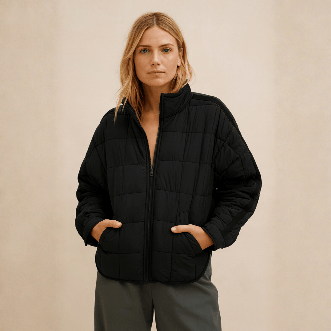 Compact Zip Puffer Jacket, Lily & Sam, image 1