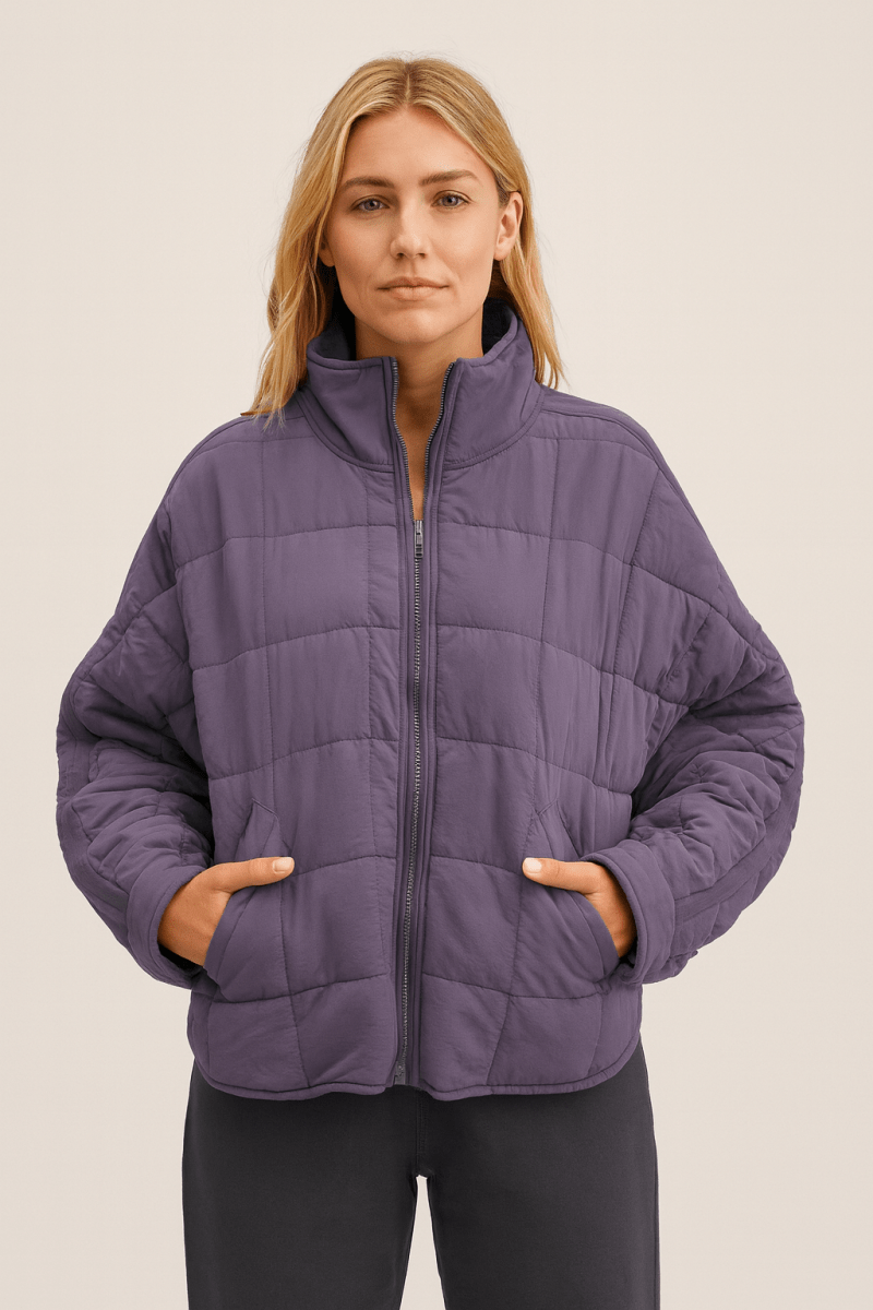Compact Zip Puffer Jacket, Lily & Sam, image 7
