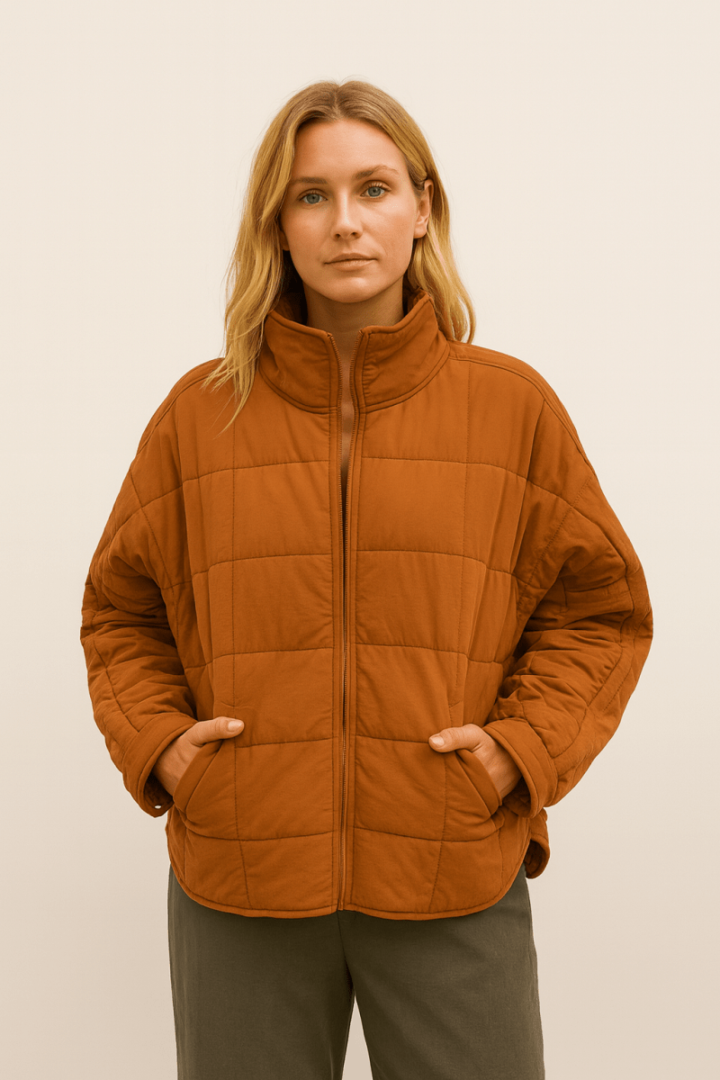 Compact Zip Puffer Jacket, Lily & Sam, image 6