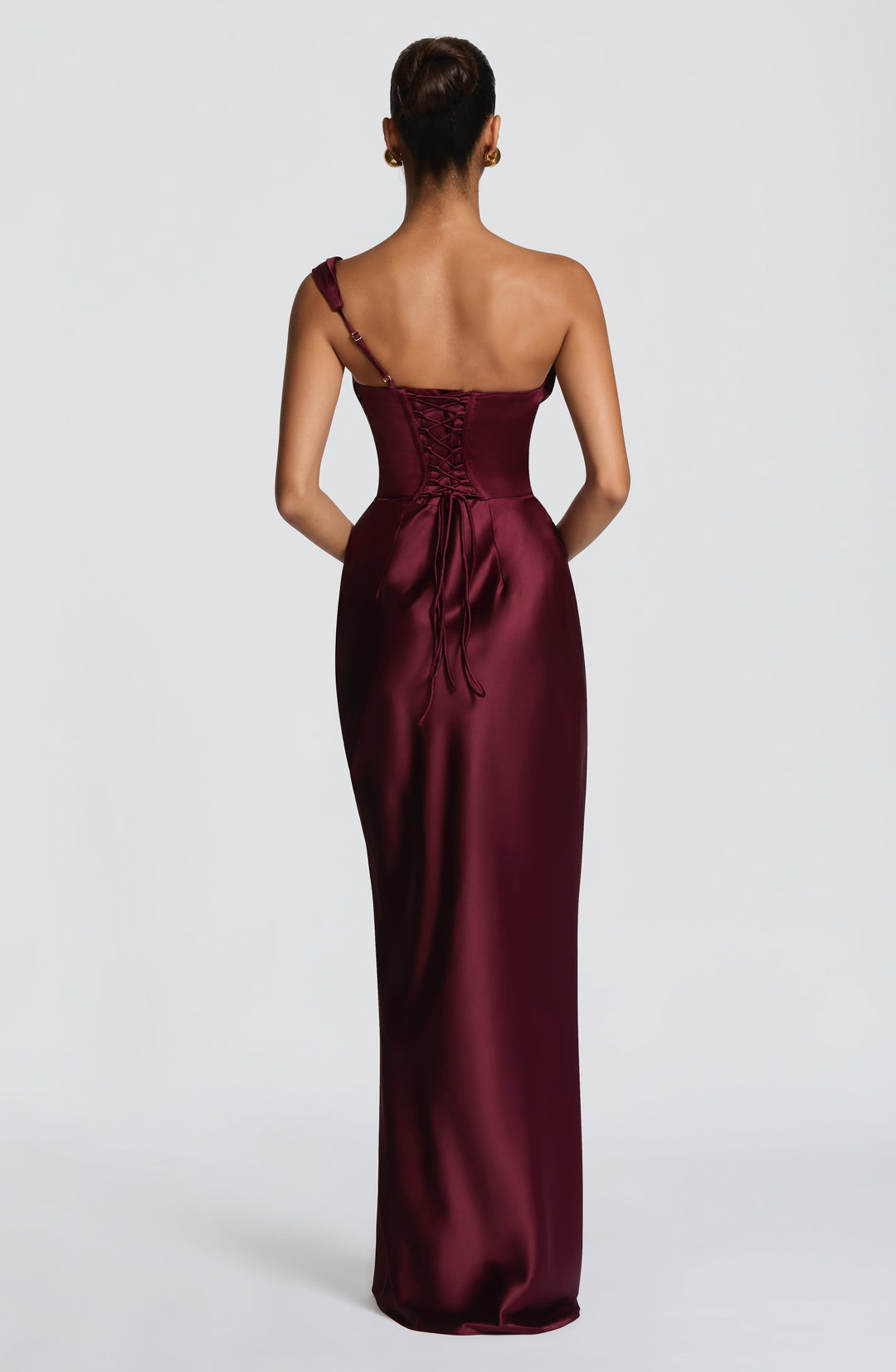 Corset maxi dress with lace up back, Lily & Sam, image 3