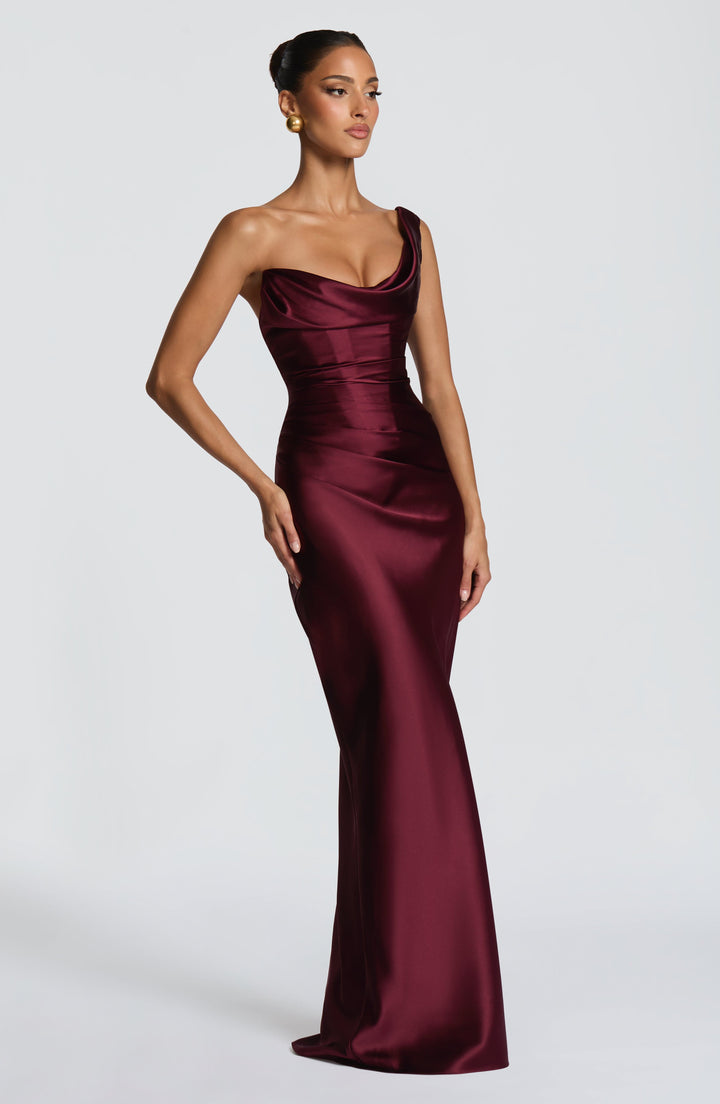 Corset maxi dress with lace up back, Lily & Sam, image 4