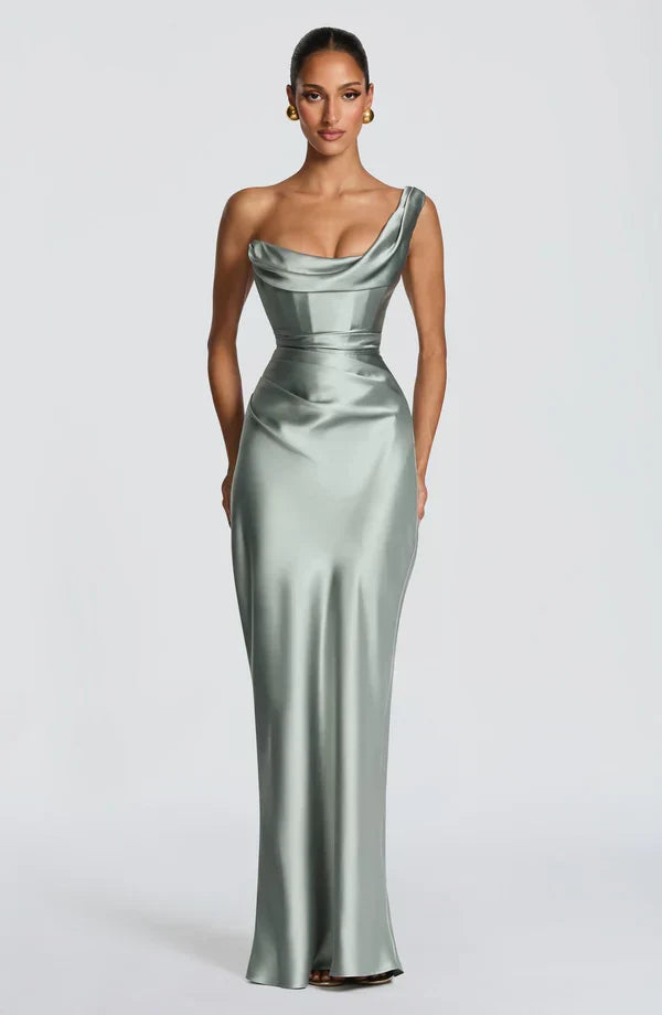 Corset maxi dress with lace up back, Lily & Sam, image 8