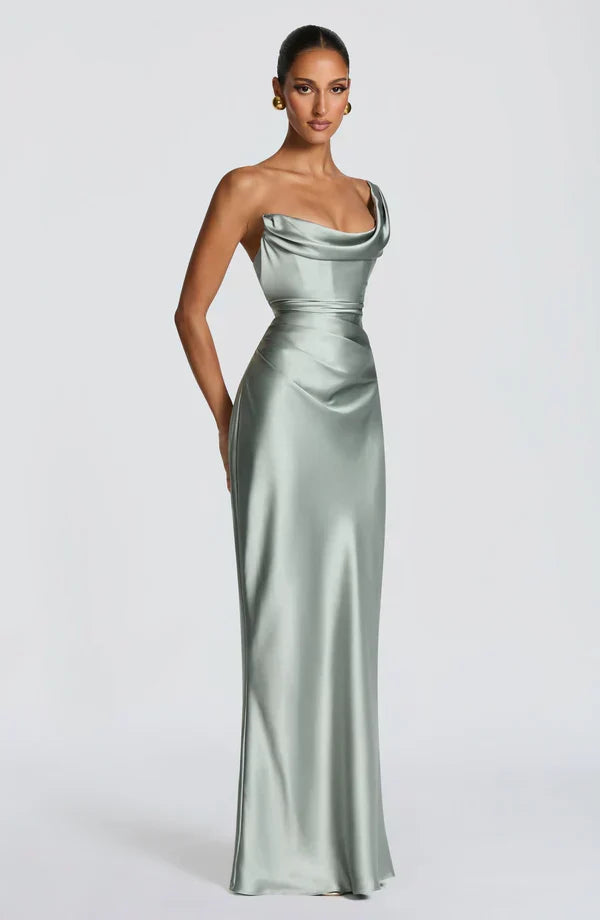 Corset maxi dress with lace up back, Lily & Sam, image 10