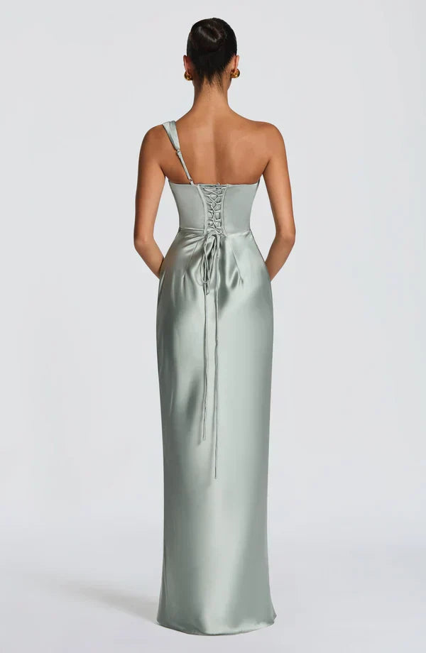 Corset maxi dress with lace up back, Lily & Sam, image 11