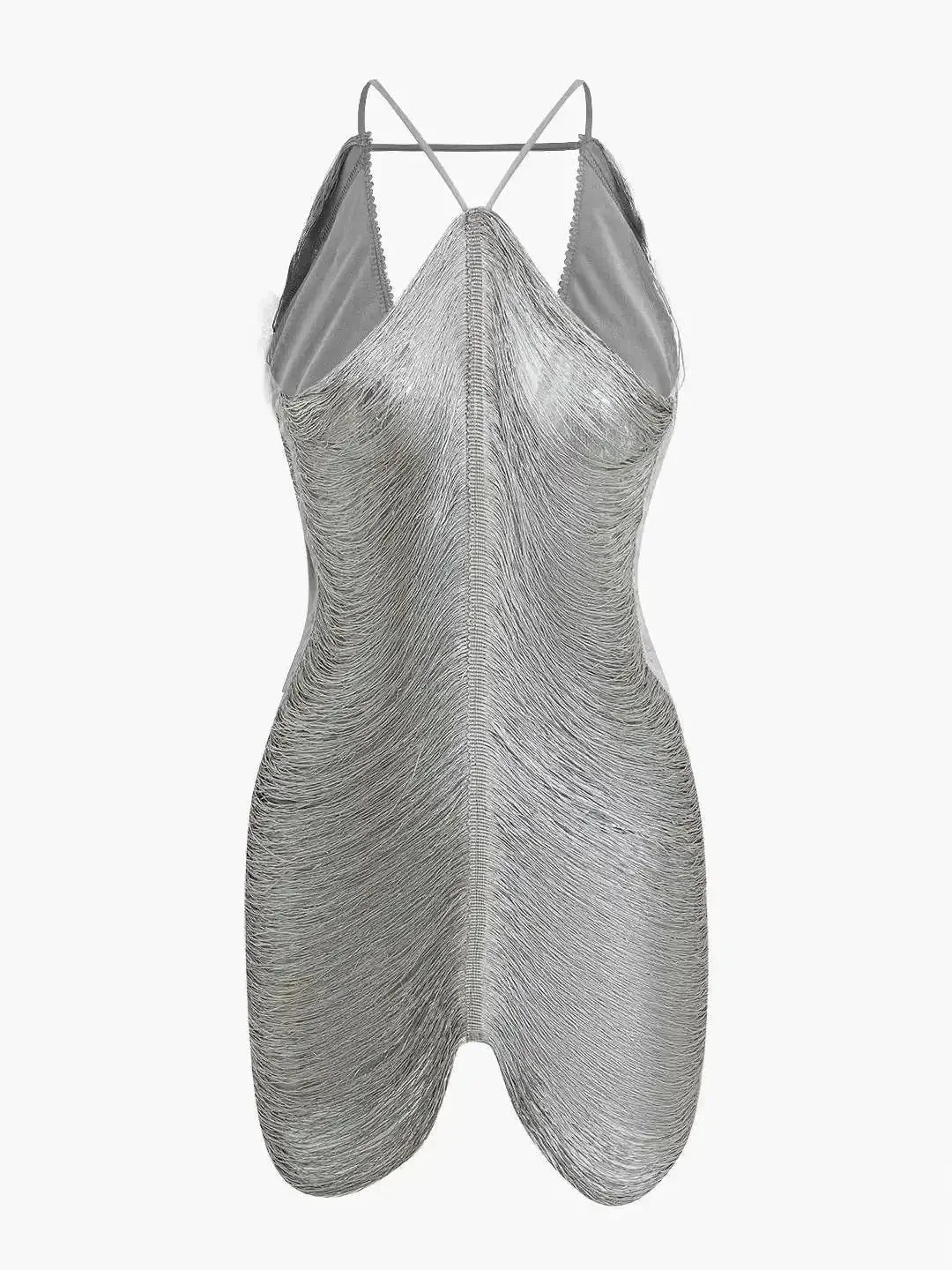 Metallic backless mini dress, Lily & Sam, image 8