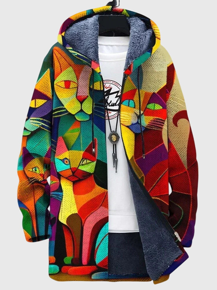 Jacket with artistic print, Lily & Sam, image 3