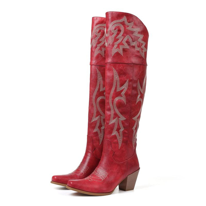 Classic Over the Knee Cowboy Boots, Lily & Sam, image 11