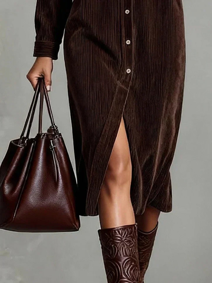 Chic Flared Hem Dress, Lily & Sam, image 6