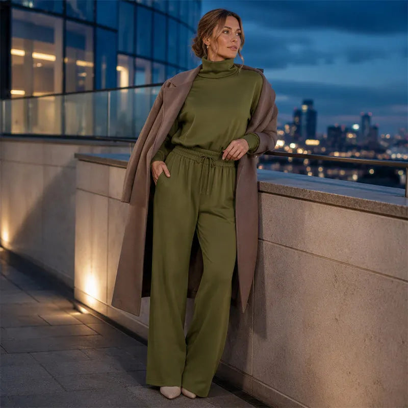Turtleneck Two Piece Set, Lily & Sam, image 2
