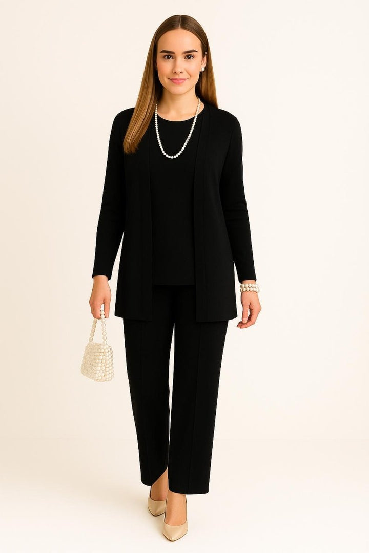 Cardigan, Top & Trousers Set, Lily & Sam, image 1