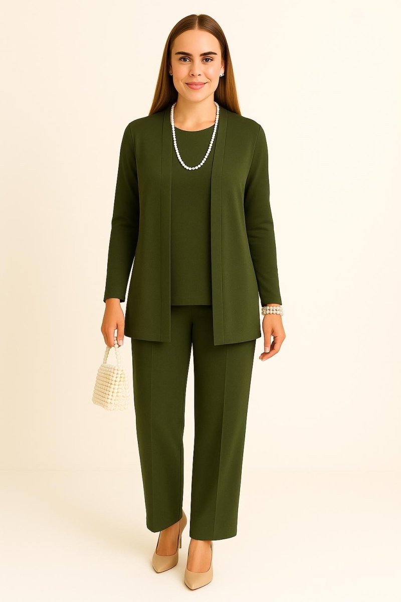 Cardigan, Top & Trousers Set, Lily & Sam, image 3