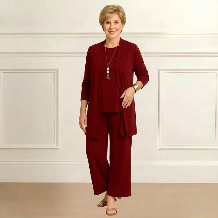 Barbara Cardigan, Top & Pants Set, Lily & Sam, image 3